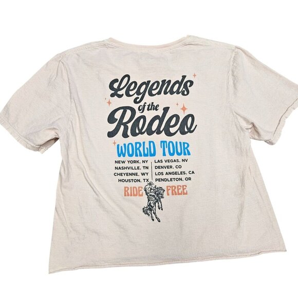 Fifth Sun Legends Of The Rodeo World‎ Tour Graphic Tee XS Cowboy Cowgirl Horse - Picture 2 of 6